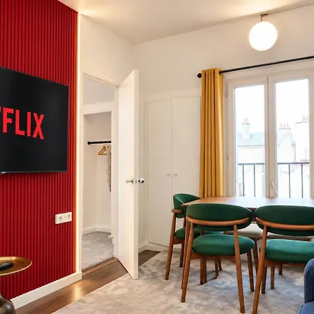 Le Marais 1 Bedroom With Balcony And Netflix